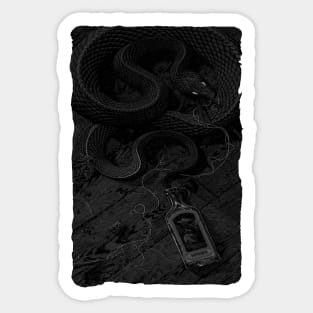 BLACK SNAKE Sticker